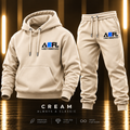 ABFL Men Cream Jogger Set