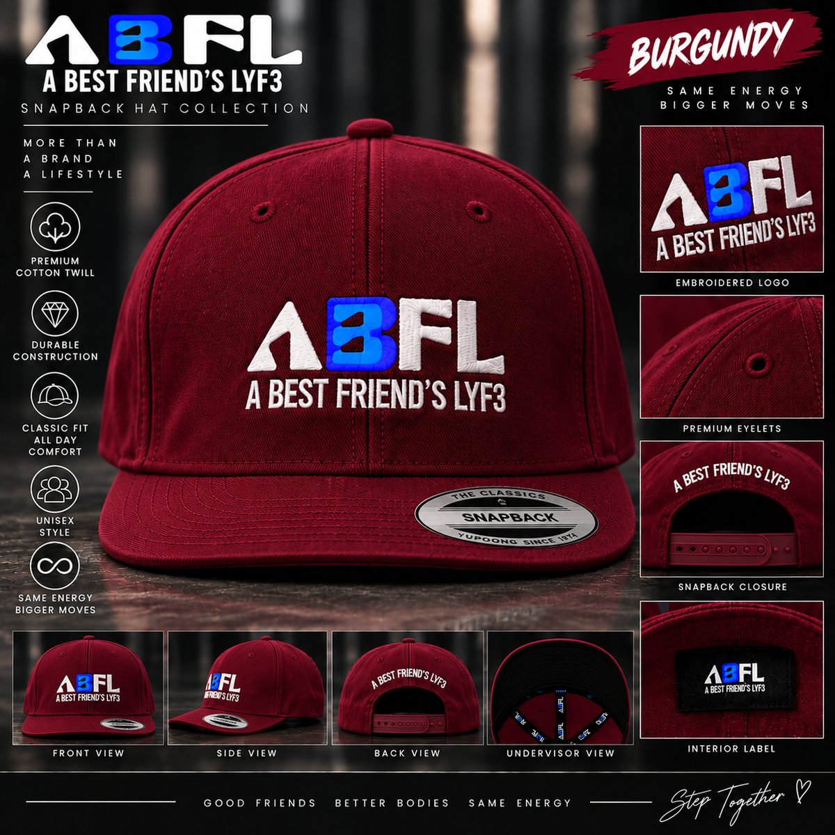 Burgundy Ball Cap