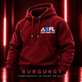 ABFL Men Burgundy Hoodie