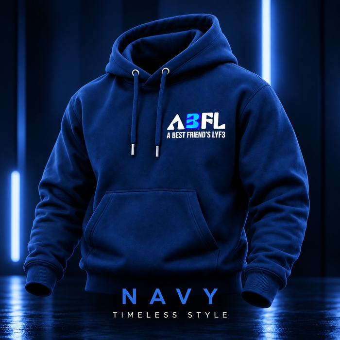 ABFL Men Navy Hoodie