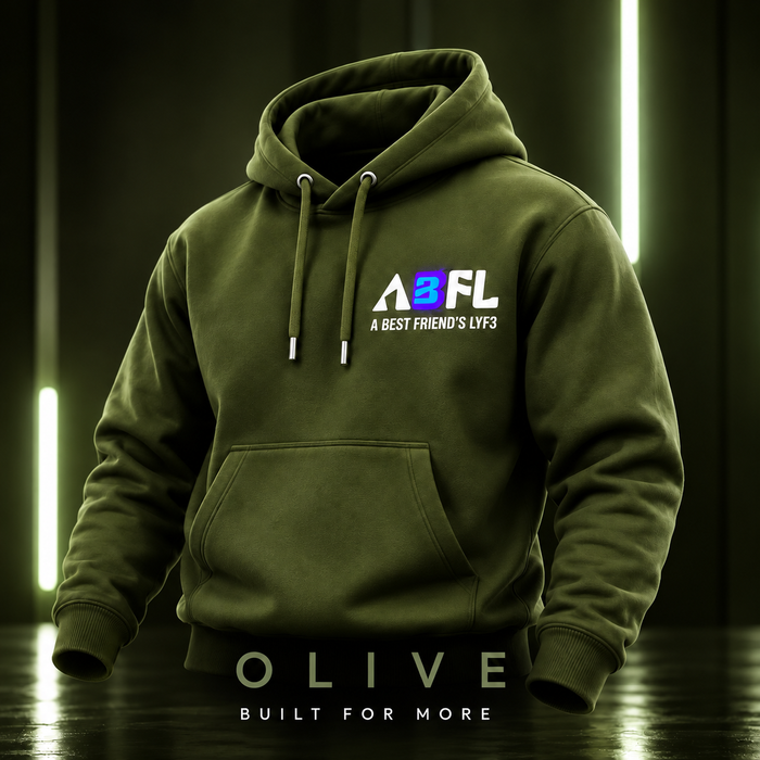 ABFL MEN Olive Green Hoodie