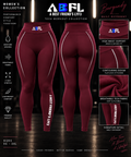 Burgundy Tech Workout Pants